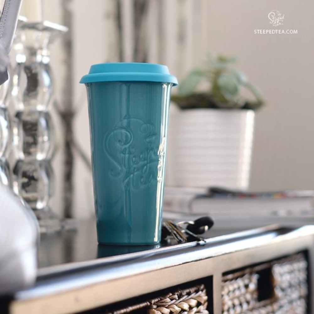 Steeped Tea Insignia Mug with Infuser BNIB